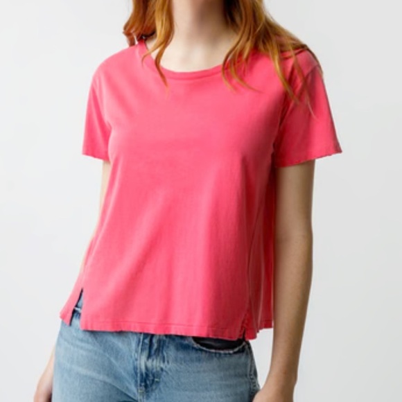 AMO Tops - AMO | Orchid Twist Tee Size Medium